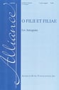 O Filii et Filiae SATB choral sheet music cover